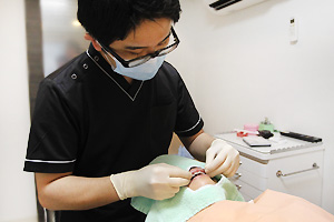 装置除去の様子
