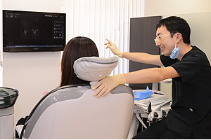 歯科検診の様子